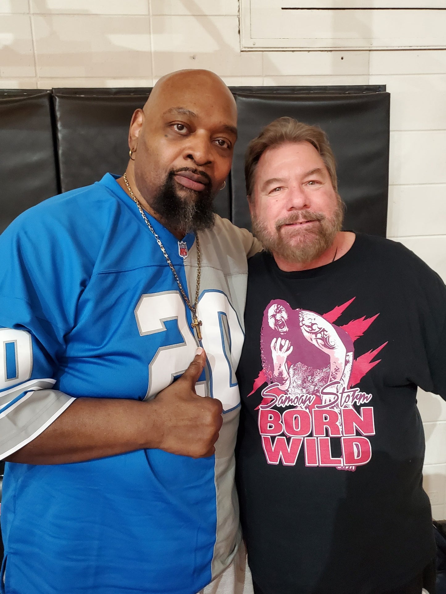 TC6 Amed Johnson Ron Simmons Autographed Vintage Wrestling Magazine w/COA