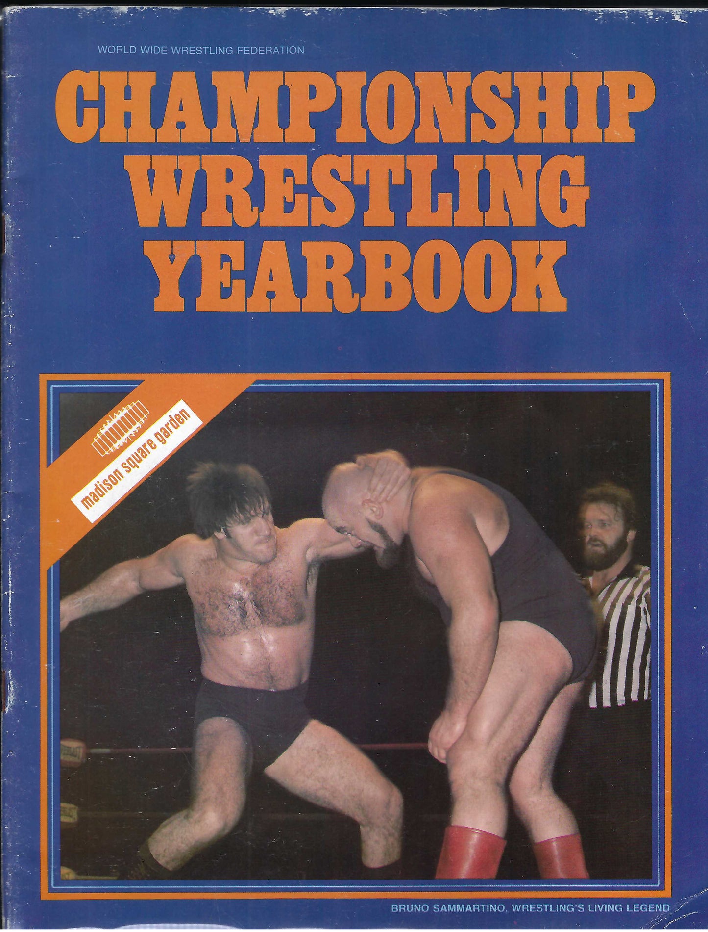 WWF1 1977 Madison Square Garden Championship Wrestling Year Book