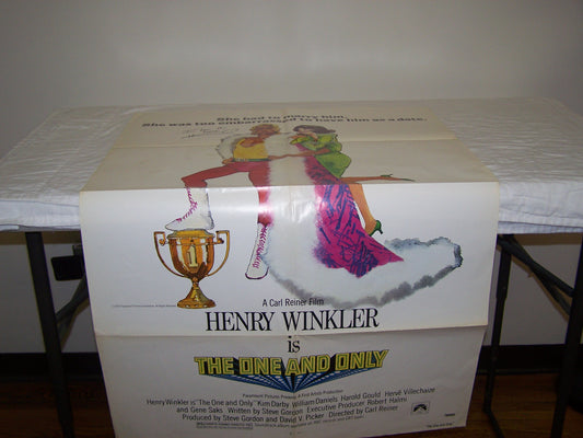 HW 1 Henry Winkler " The One and Only " Autographed Original Movie poster w/COA