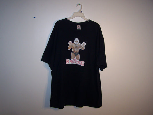 A207 The Destroyer ( Deceased ) Autographed Wrestling 2XL Tee Shirt w/COA