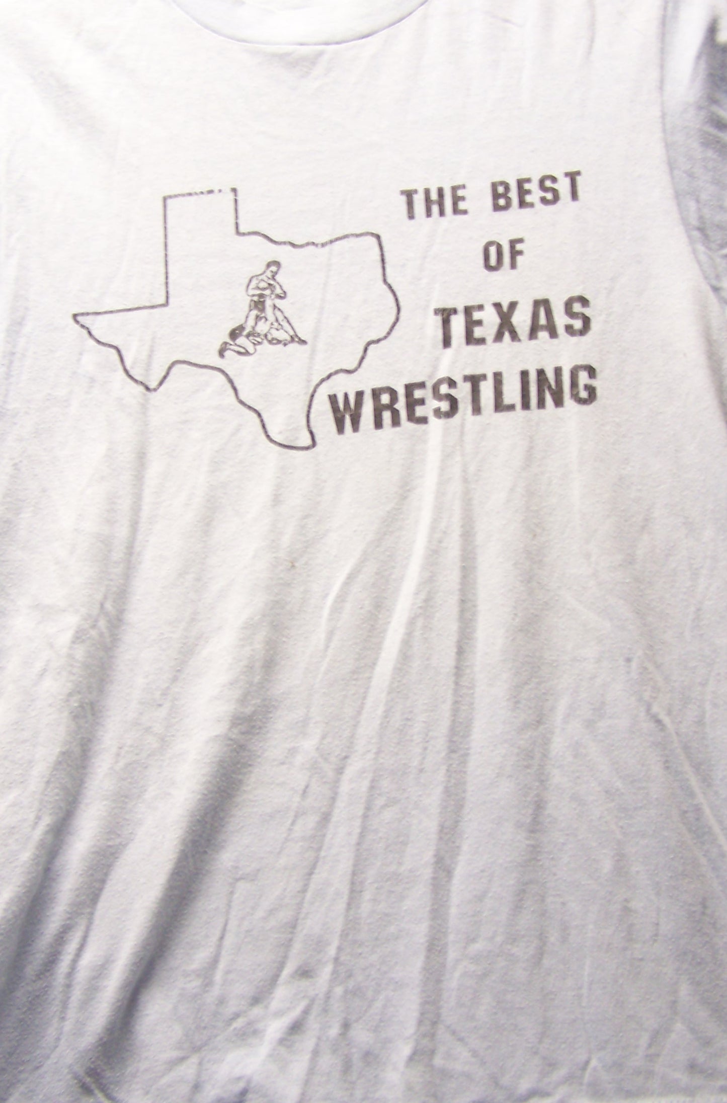 BAT100 Texas Wrestling Vintage Tee Shirt Size M