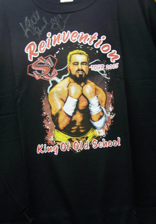 BAT40 Steve Corino Autographed Original Vintage Tee Shirt Size 2XL