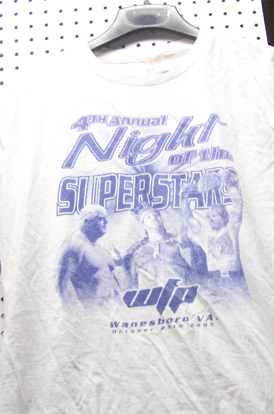 BAT50 Night of the Superstars 10-29-05 Original Vintage Tee Shirt Size XL