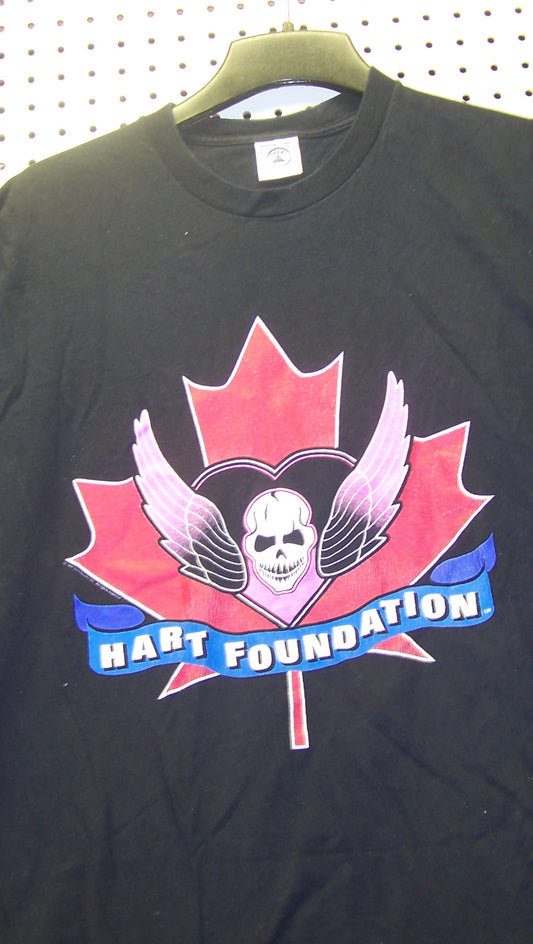 BAT57 HART FOUNDATION Original Vintage Tee Shirt Size L