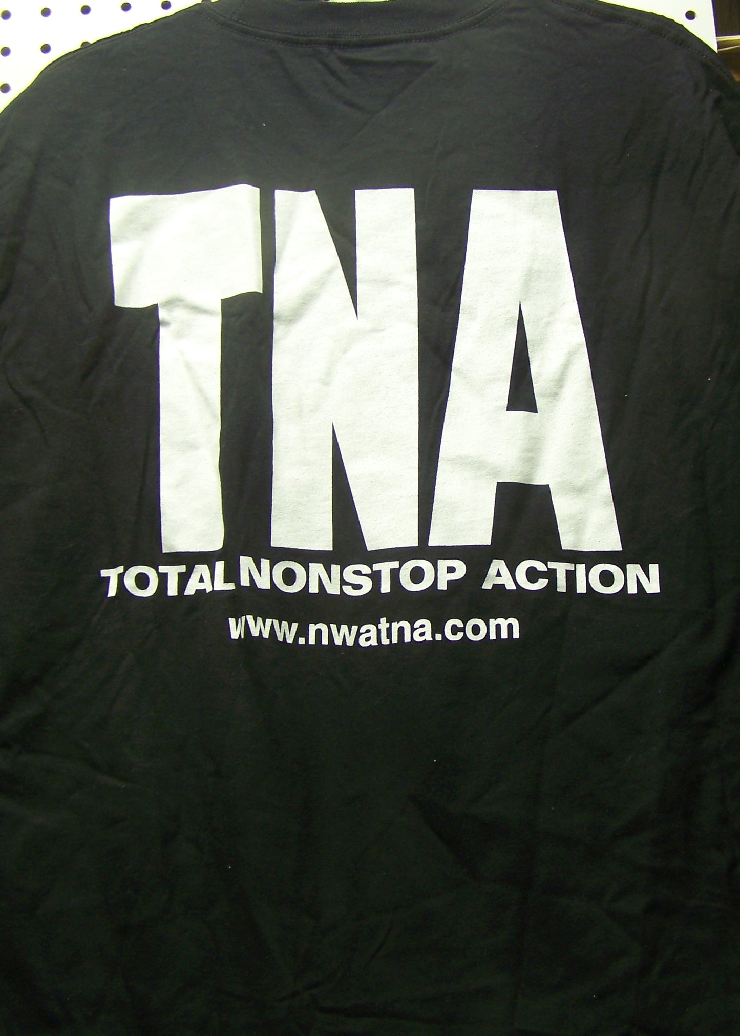 BAT97 NWA TNA Vintage Wrestling Tee Shirt Size XL