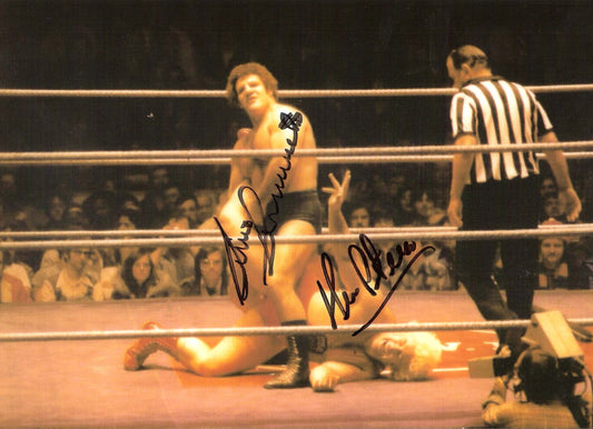 BKP2 The Living Legend Bruno Sammartino ( Deceased ) Ken Patera Autographed Wrestling Photo w/COA