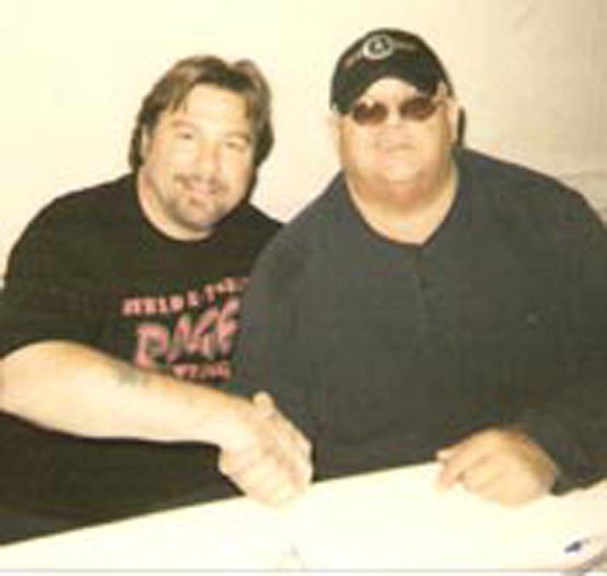 DR1 Dusty Rhodes the American Dream Autographed Polka Dot Shirt w/COA