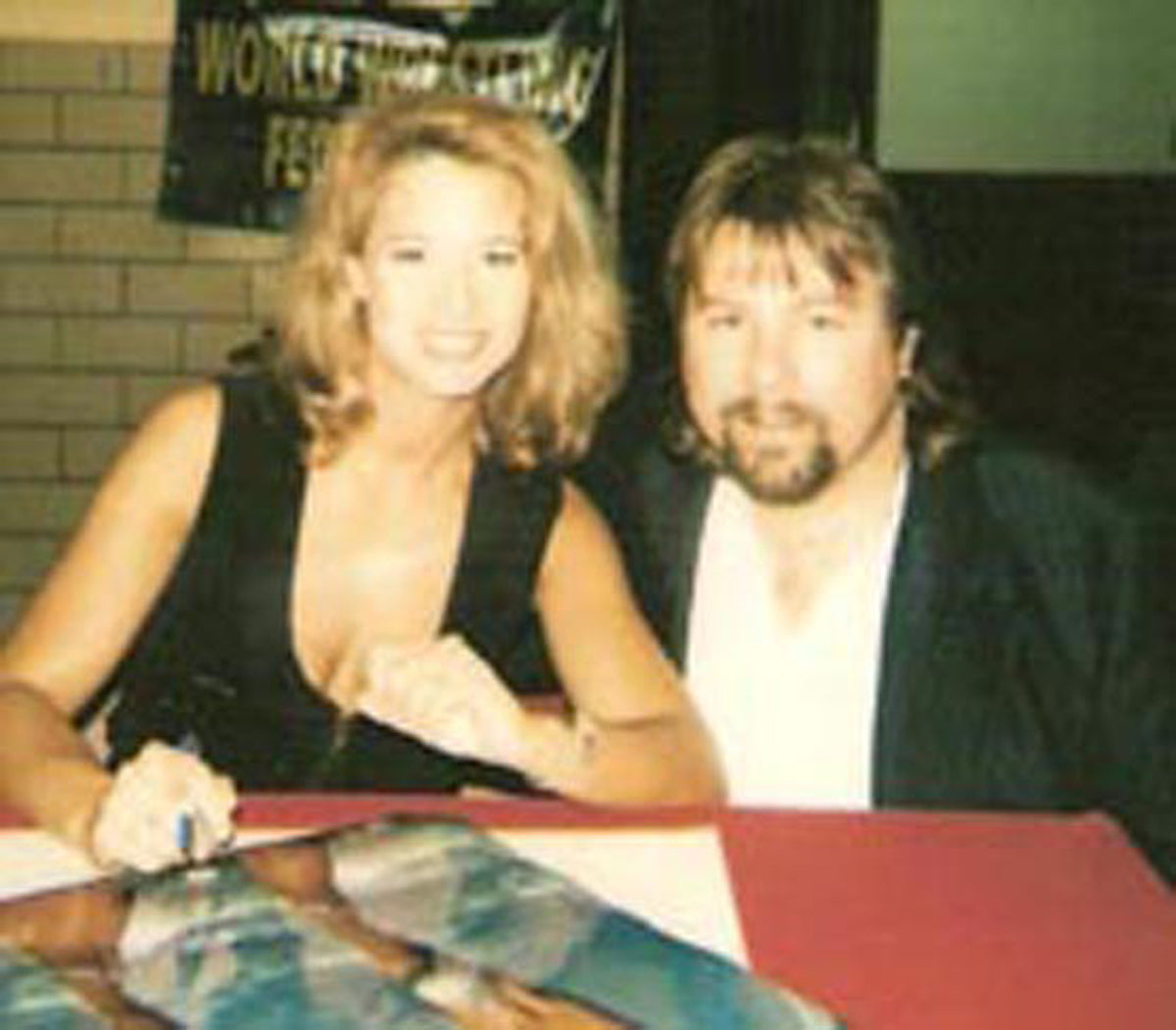 M201 Sunny Autographed Wrestling Photo w/COA