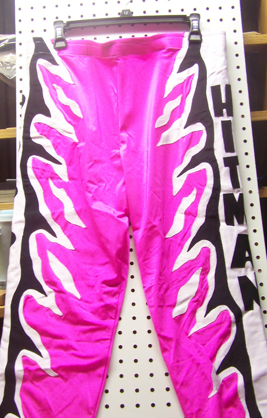 BHHC Bret the Hitman Hart Autographed vintage Wrestling Costume Tights and Top w/COA