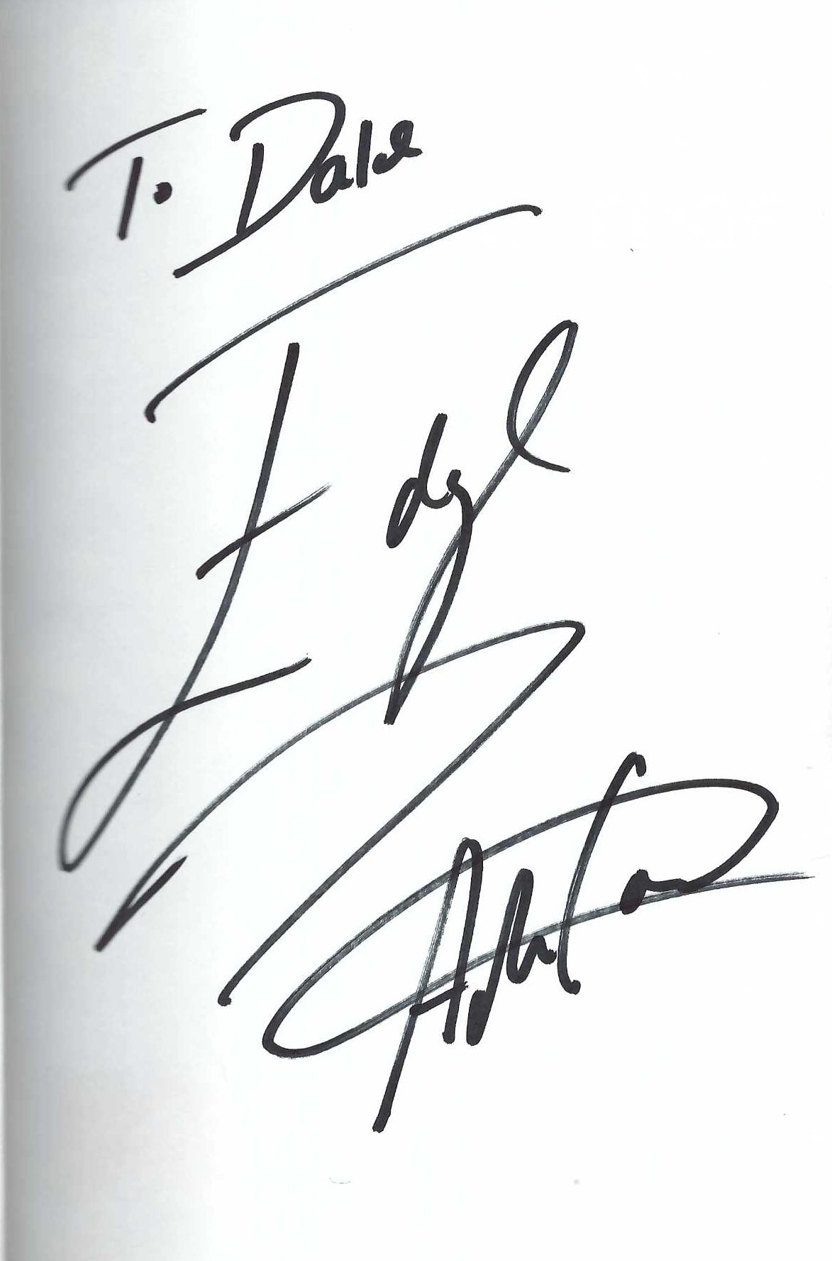 DSB2 Autographed Wrestling Autobiography Rated R Superstar Edge w/COA