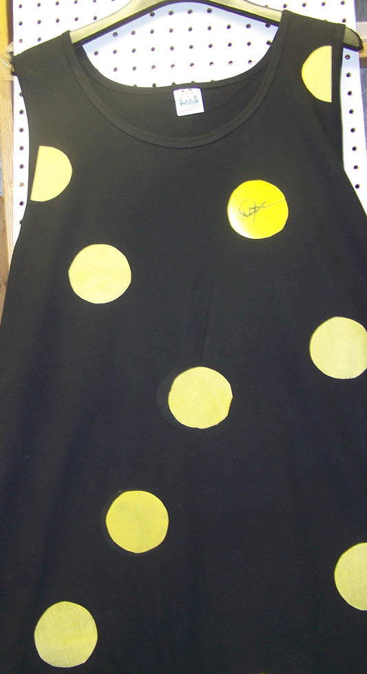 DR1 Dusty Rhodes the American Dream Autographed Polka Dot Shirt w/COA