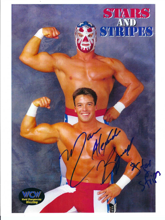 M3053 Marcus Alexander Bagwell Autographed Wrestling Photo w/COA