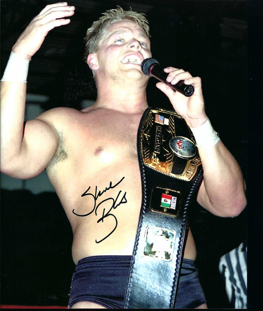M3145 The Franchise Shane Douglas Autographed Wrestling Photo w/COA