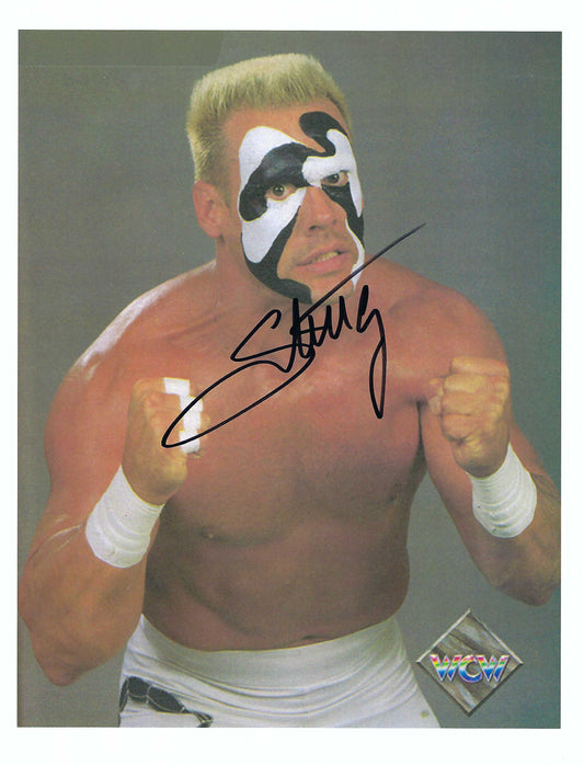 M3176 The Icon Sting Autographed 8x10 Wrestling Photo w/COA