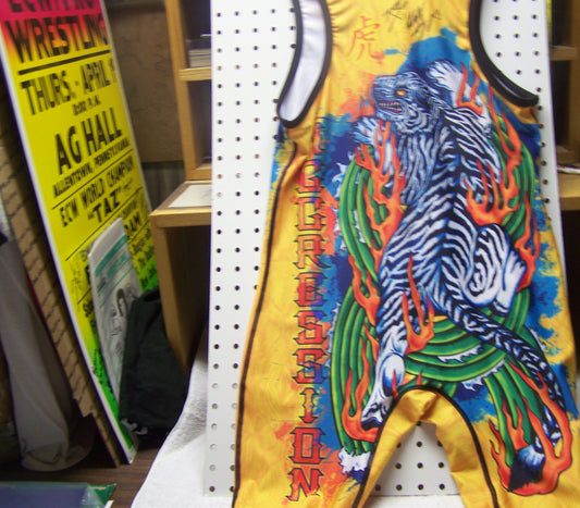 C21 Rob Van Dam Autographed Wrestling Singlet w/COA