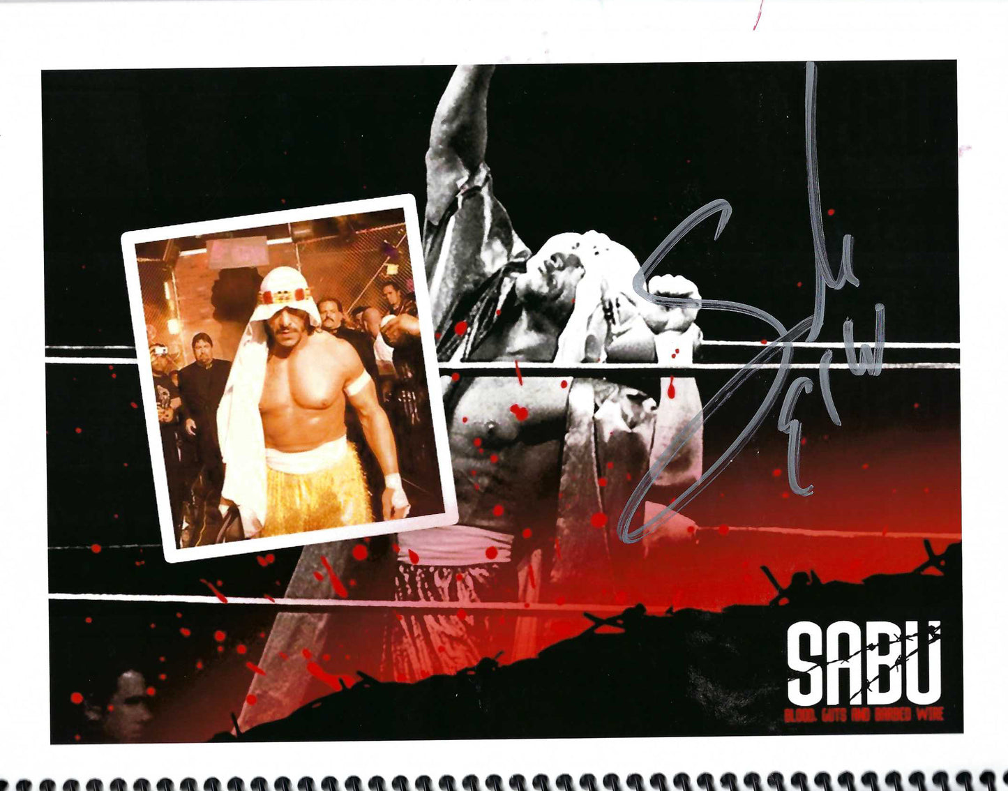 SB1 Sabu Autographed 2017 Calendar w/COA
