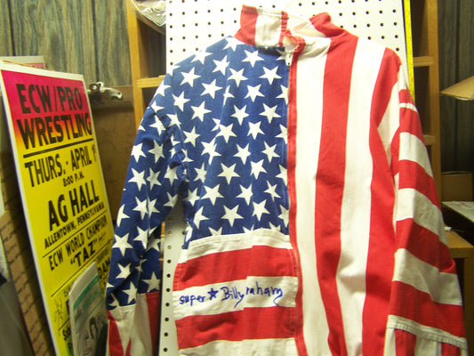 C25 Superstar Billy Graham Autographed Ring Jacket w/COA