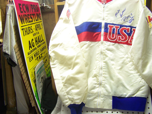 C31 USA EXPRESS Autographed Starter Ring Jacket w/COA Barry Windham Mike Rotundo