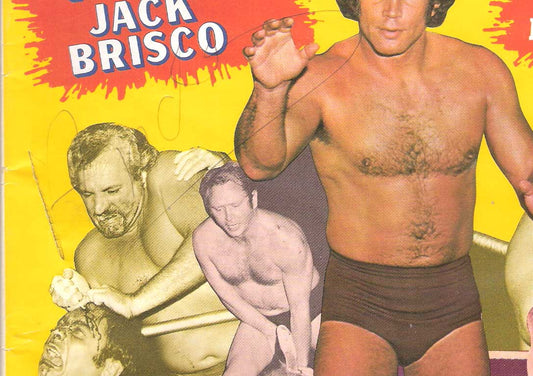 AM208 Andre the Giant ( Deceased ) Pedro Morales ( Deceased ) Jay Strongbow ( Deceased ) Dean Ho ( Deceased ) Jose Gonzales Autographed vintage Wrestling Magazine w/COA