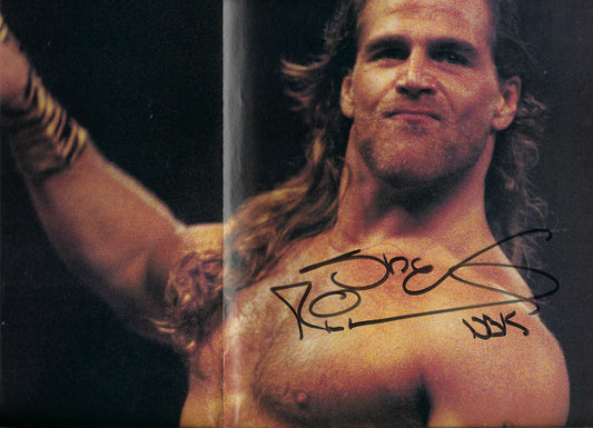 AM442 Shawn Michaels Big Daddy Cool Diesel Autographed Vintage Wrestling Magazine Poster w/COA