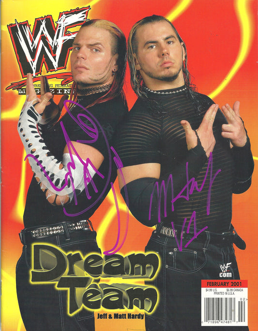 AM630 Jeff Hardy Vintage Wrestling Magazine w/COA