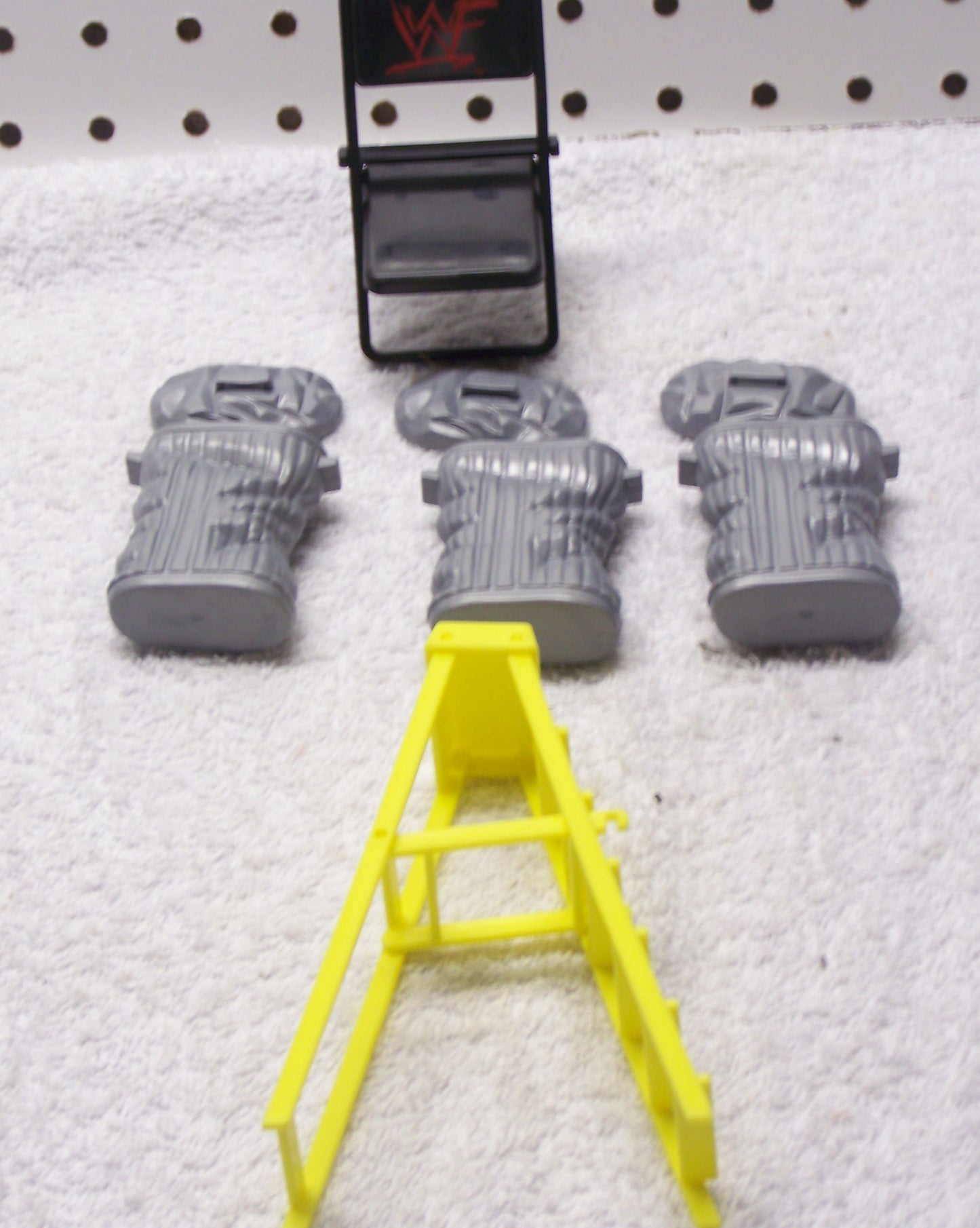 ATB1 Lot of WWF Attitude Era Bendies Undertaker , the Rock , Stone Cold Steve Austin.