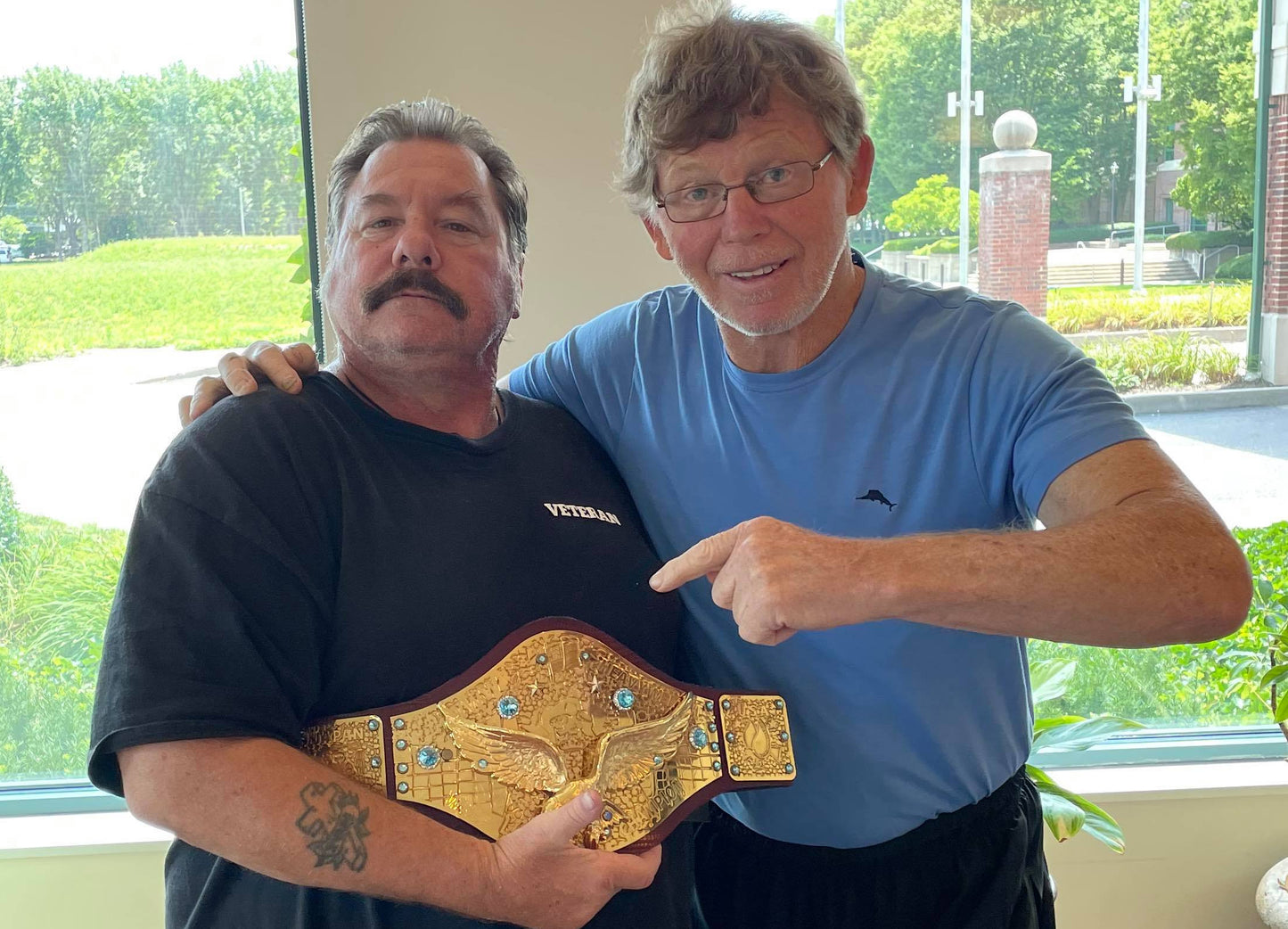 AM447 Bruno Sammartino Bob Backlund Autographed Vintage Wrestling Magazine w/COA