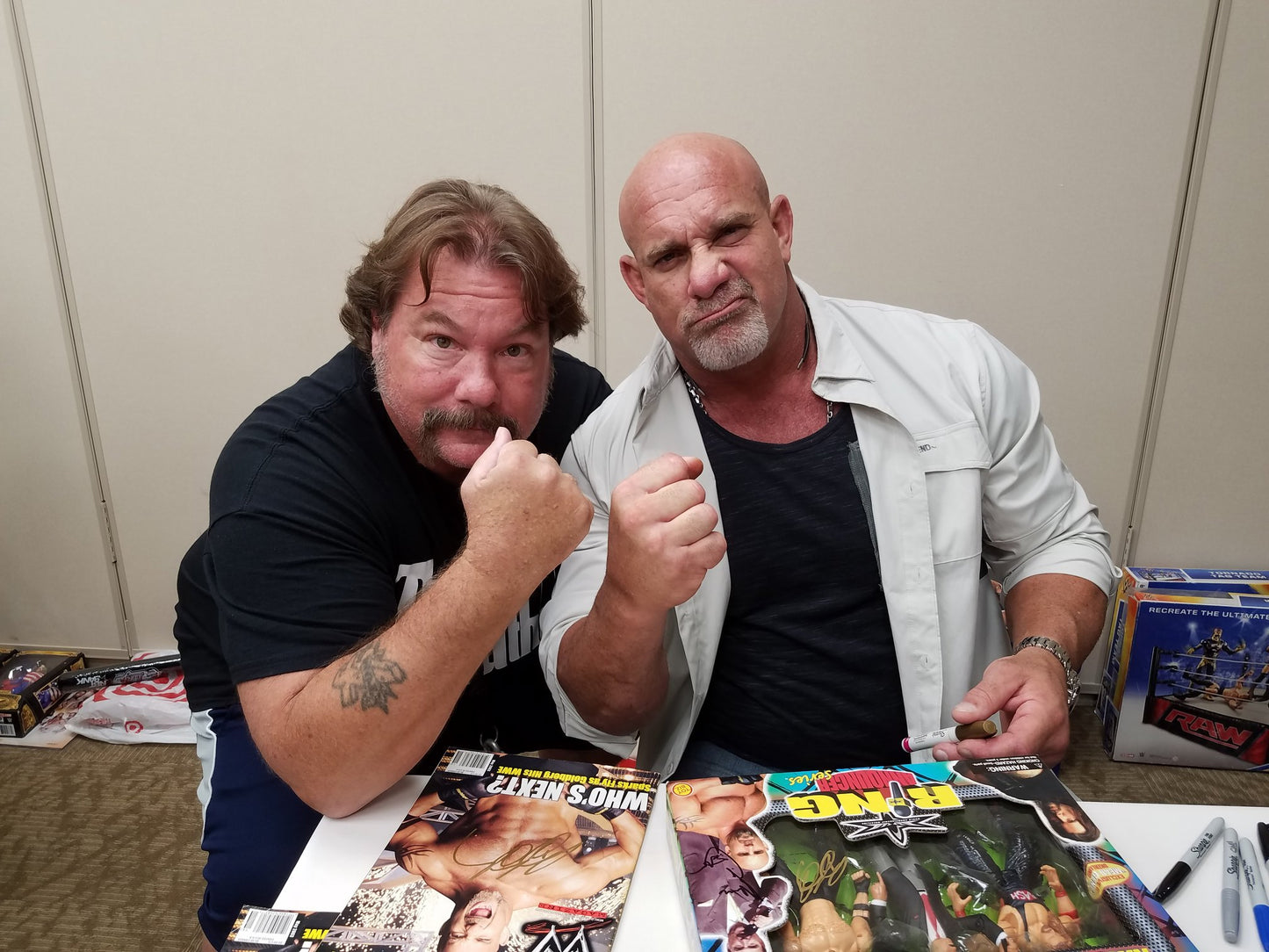 AM20 Bill Goldberg signed Wrestling Magazine w/COA