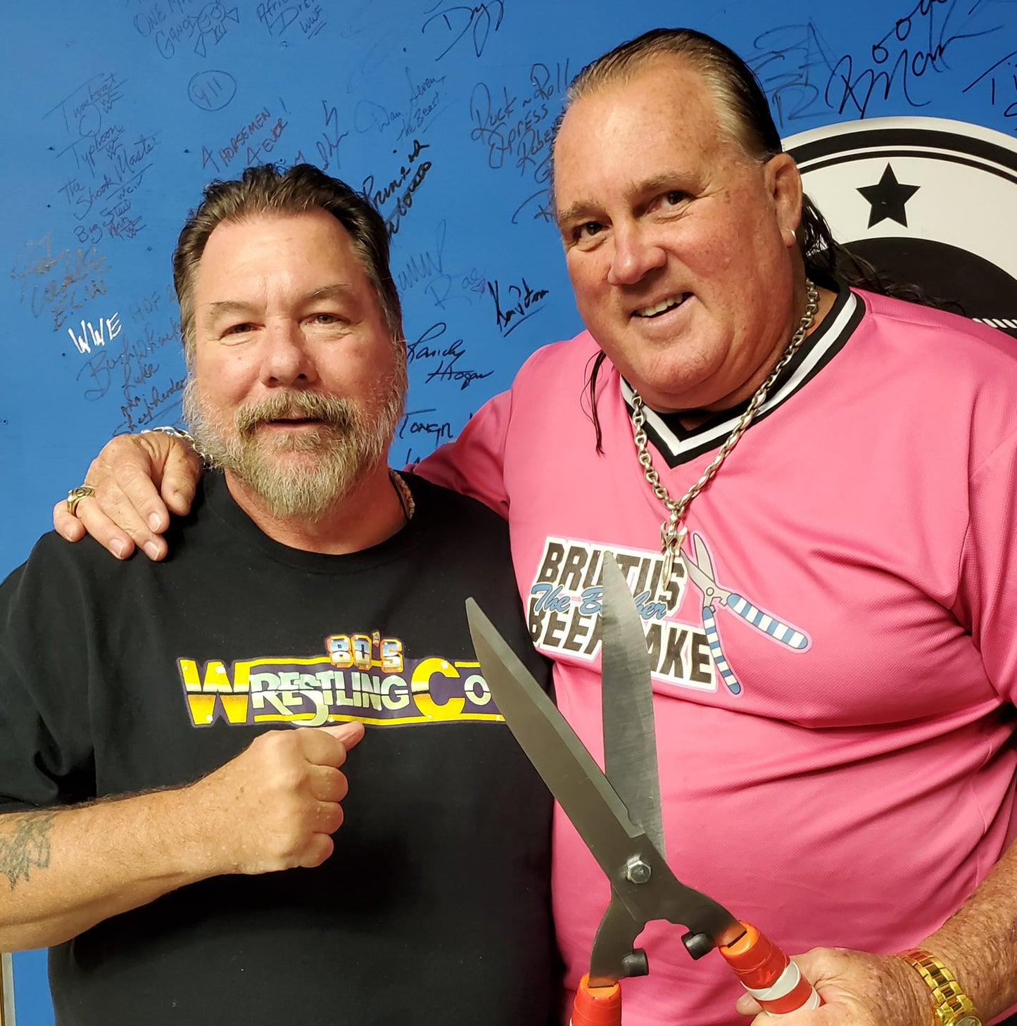 AM17 Brutus " the Barber " Beefcake signed WWF Magazine w/COA