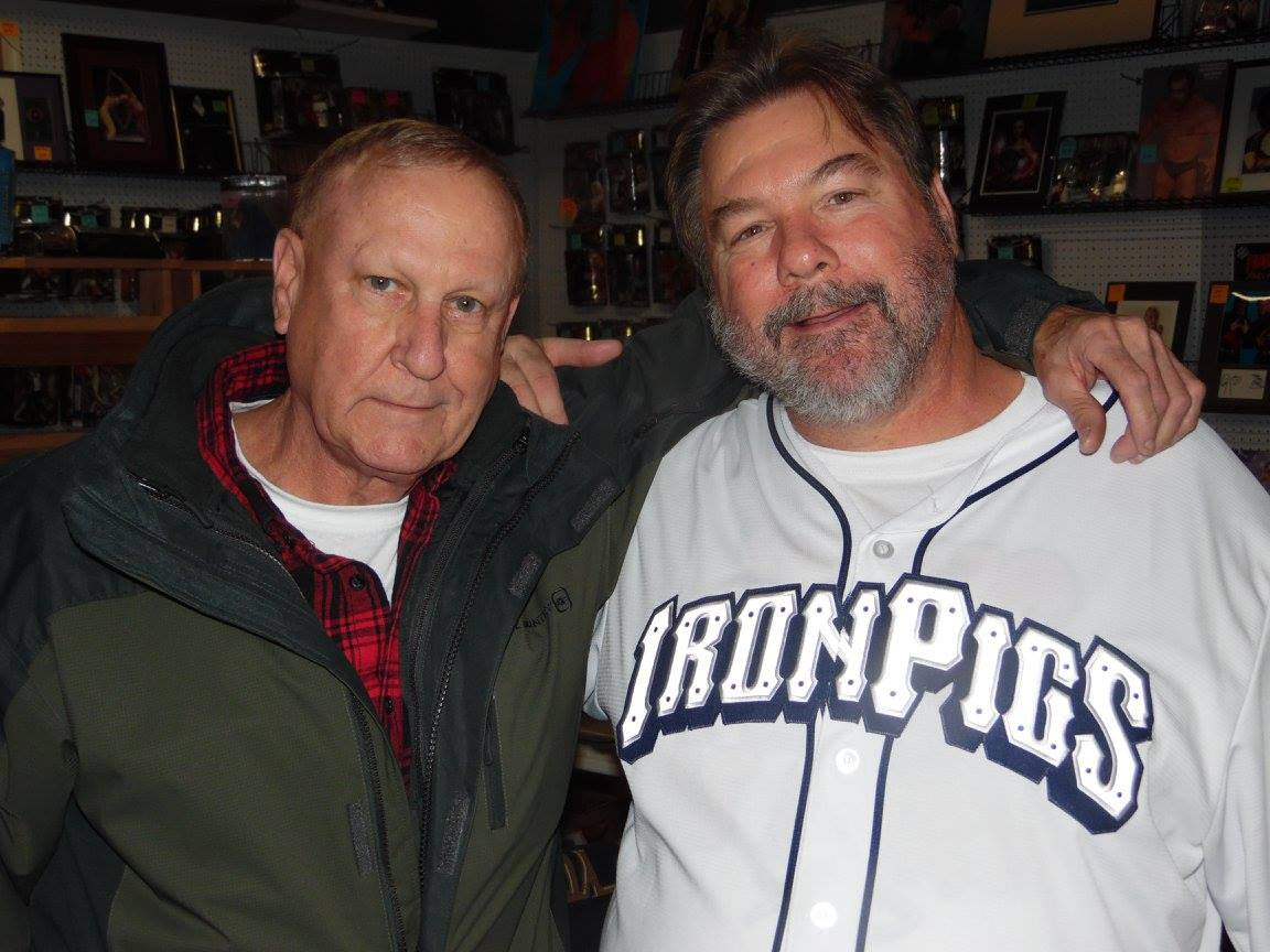 BD48 Ricky Steamboat Nikita Koloff Stan Lane Bobby Eaton Earl Hebner Autographed Vintage Wrestling Magazine w/COA