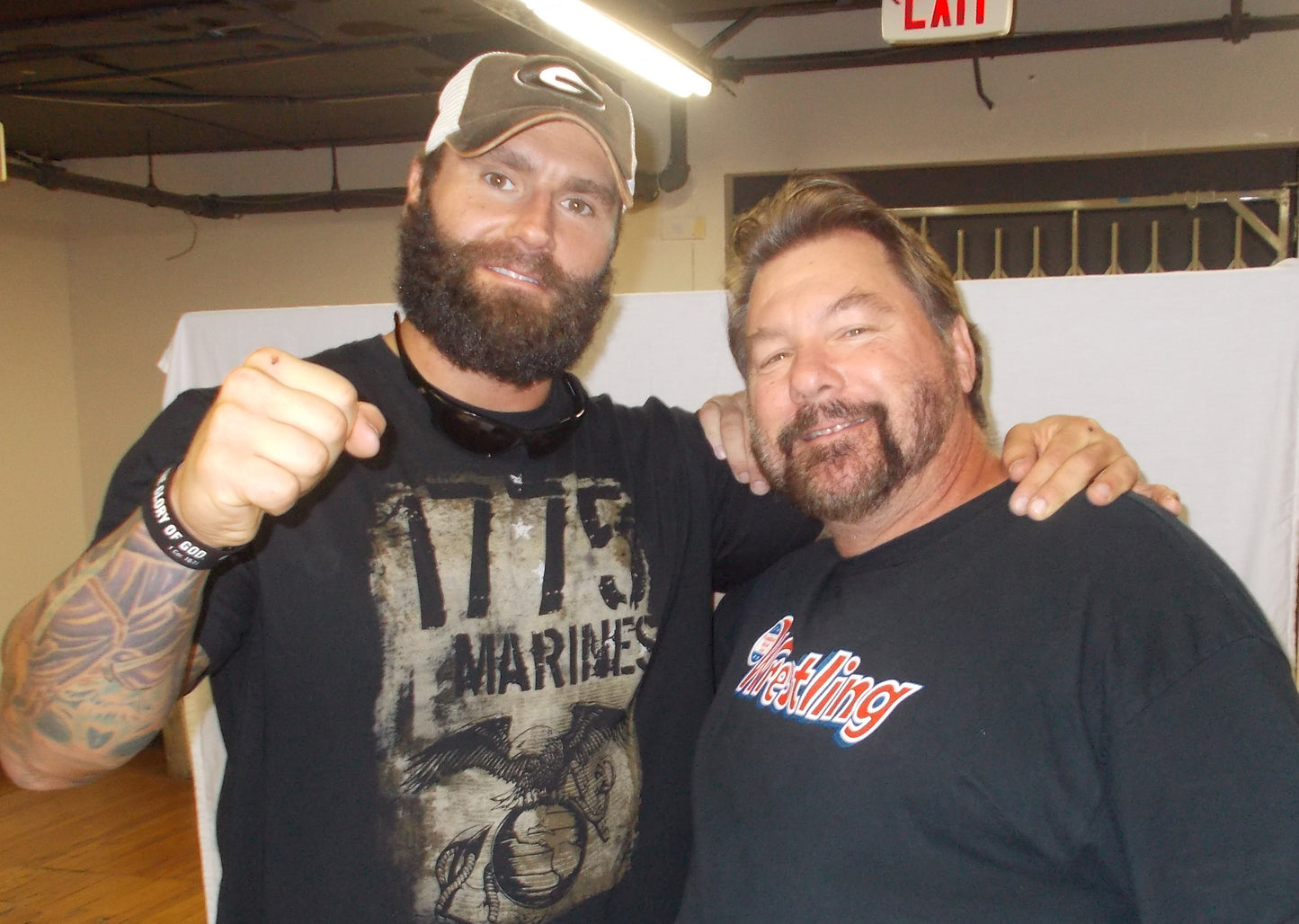 A205 Impact Autographed Tee Shirt w/COA 2XL A.J. Styles , Gail Kim , SoCal Val , Austin Aries , Bobby Roode , EC3 , Matt Morgan , Gunner ,