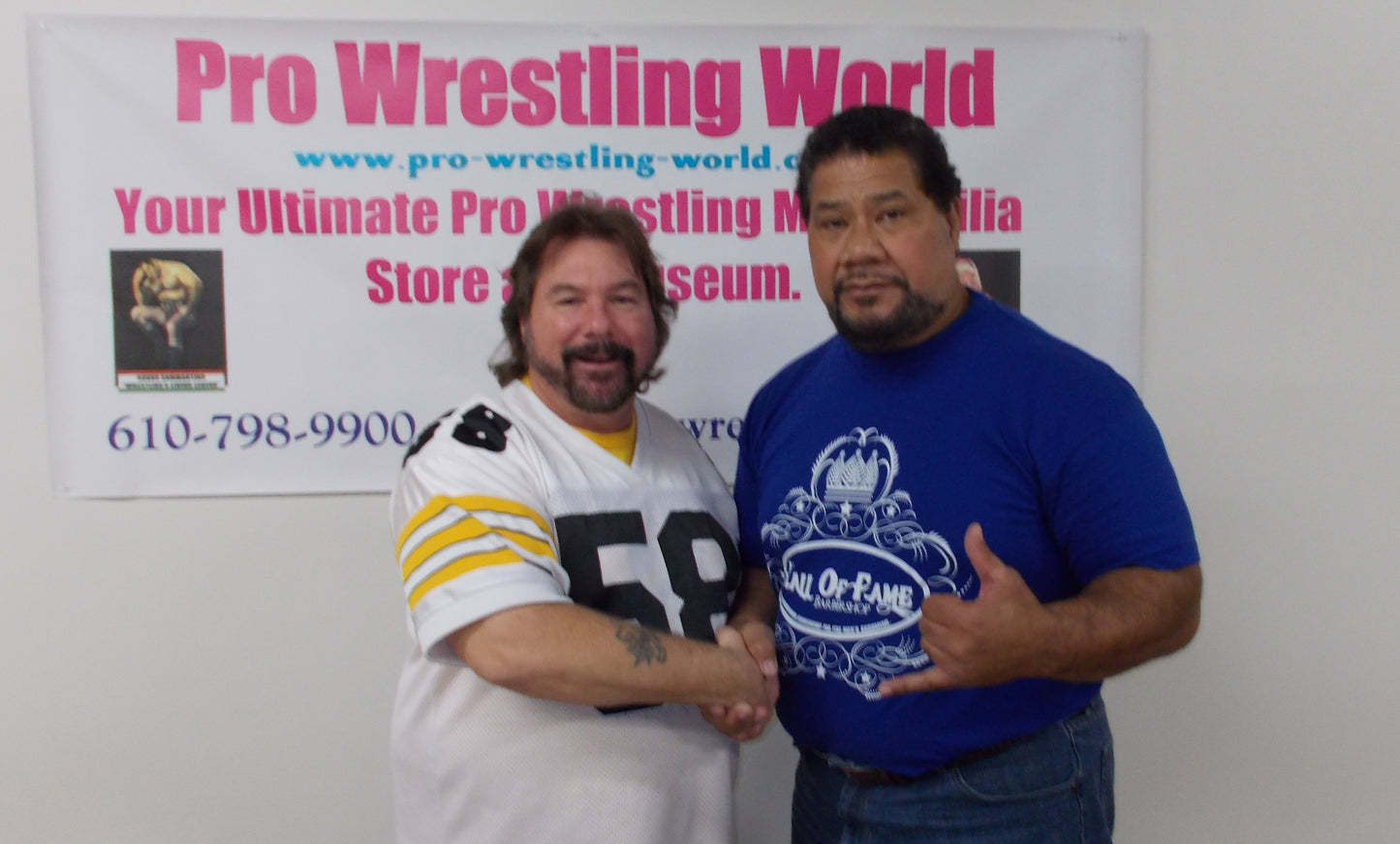 M287 Meng Autographed Wrestling Photo w/COA