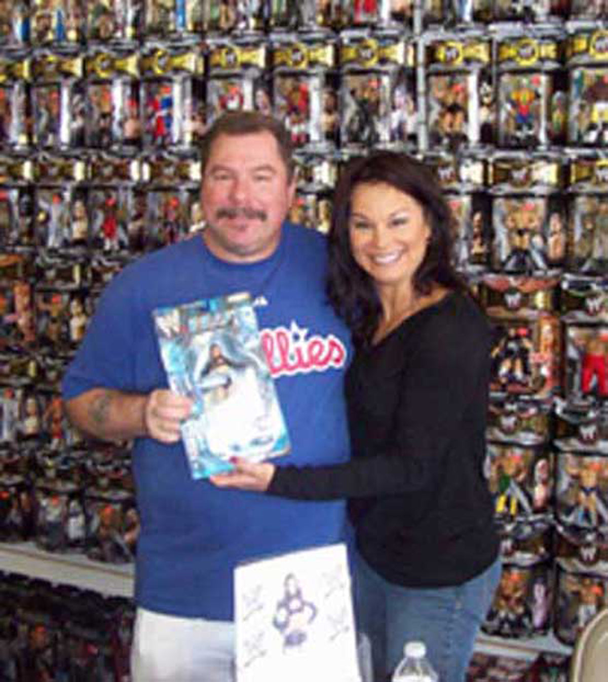 MBSM20 Misty Blue Simmes Ivory VERY RARE Autographed Vintage Wrestling Magazine w/COA