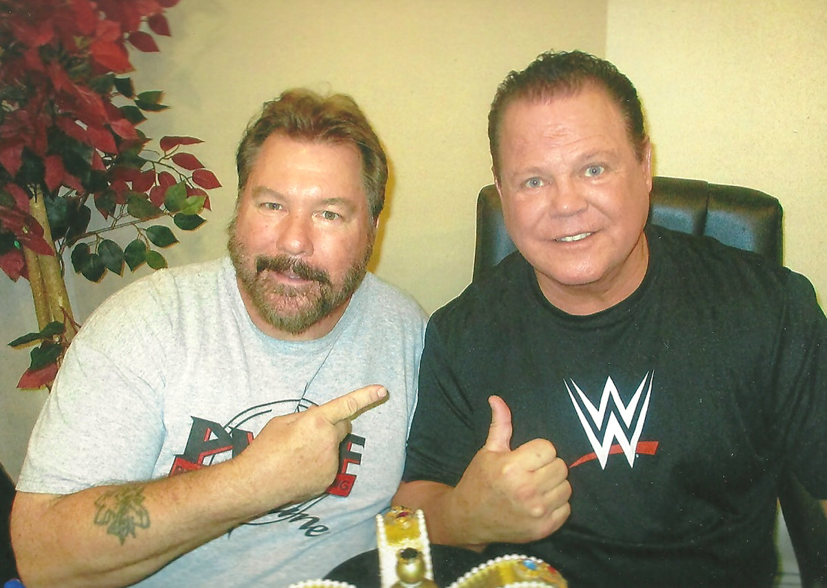 BD16 Butcher Paul Vachon Jerry the King Lawler Autographed VERY RARE Vintage Wrestling Magazine w/COA