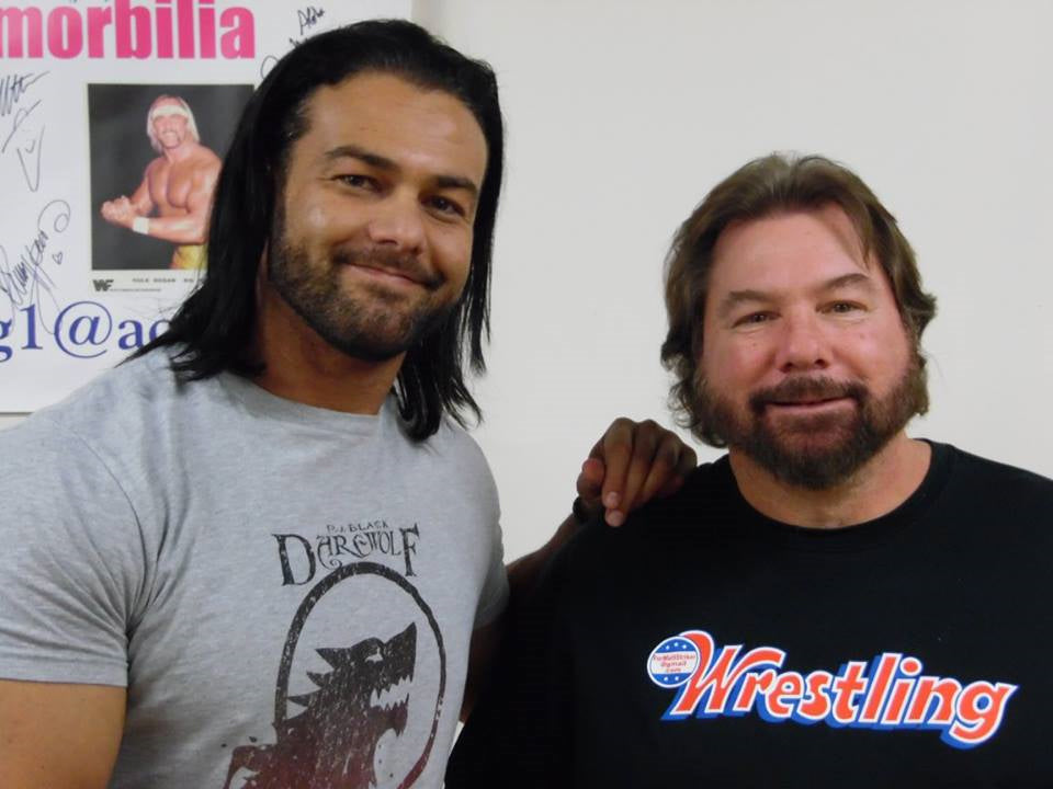 M477 Justin Gabriel Autographed Wrestling Photo w/COA