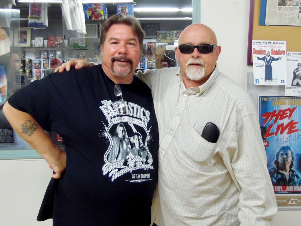 M3151 The Task Master Kevin Sullivan Andrew Anderson Autographed Wrestling Photo w/COA