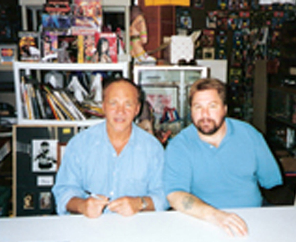 AM59B Larry Zbyzsko Tony Atlas Autographed Wrestling Magazine w/COA