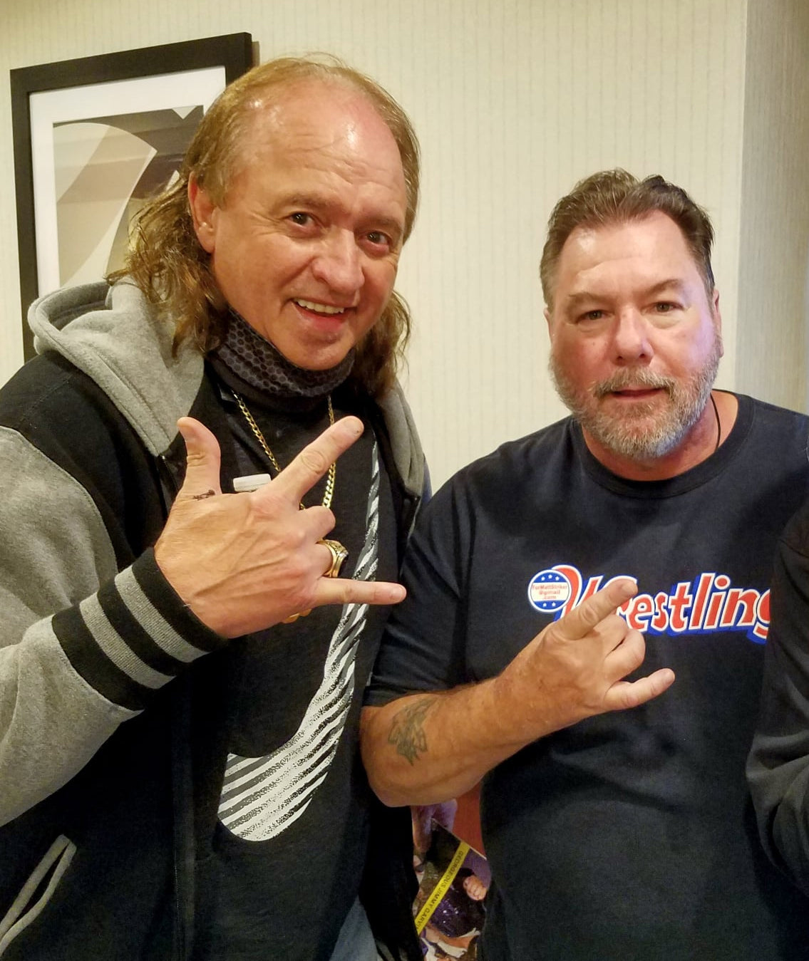 AM83 Khrusher Khrushchev vs Robert Gibson Autographed PWI Wrestling Magazine w/COA