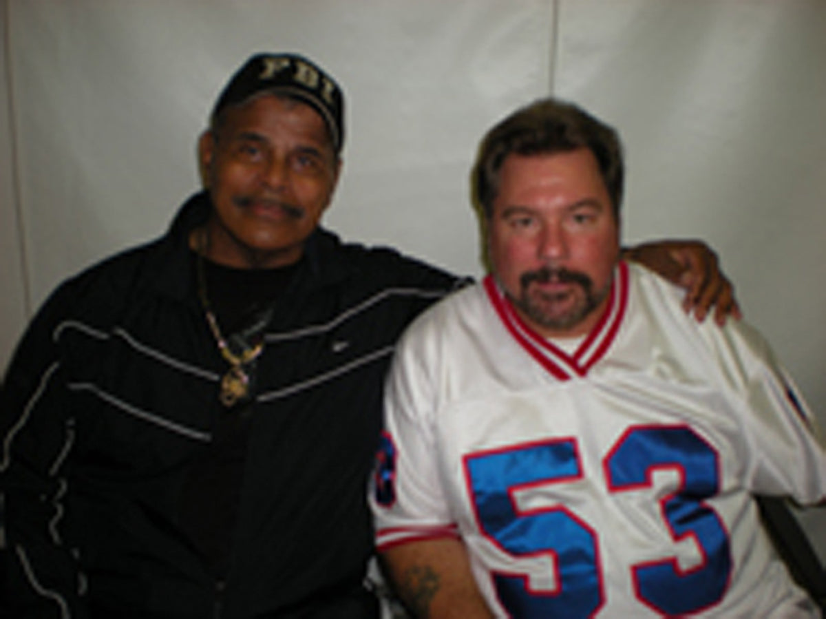 M453 Rocky Johnson ( Deceased ) Autographed Wrestling Photo w/COA