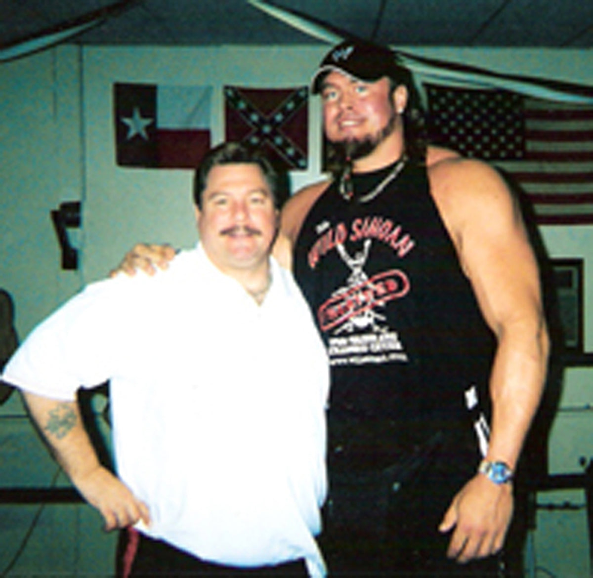 M3664 Batista vs Snitski Autographed Wrestling Photo w/COA