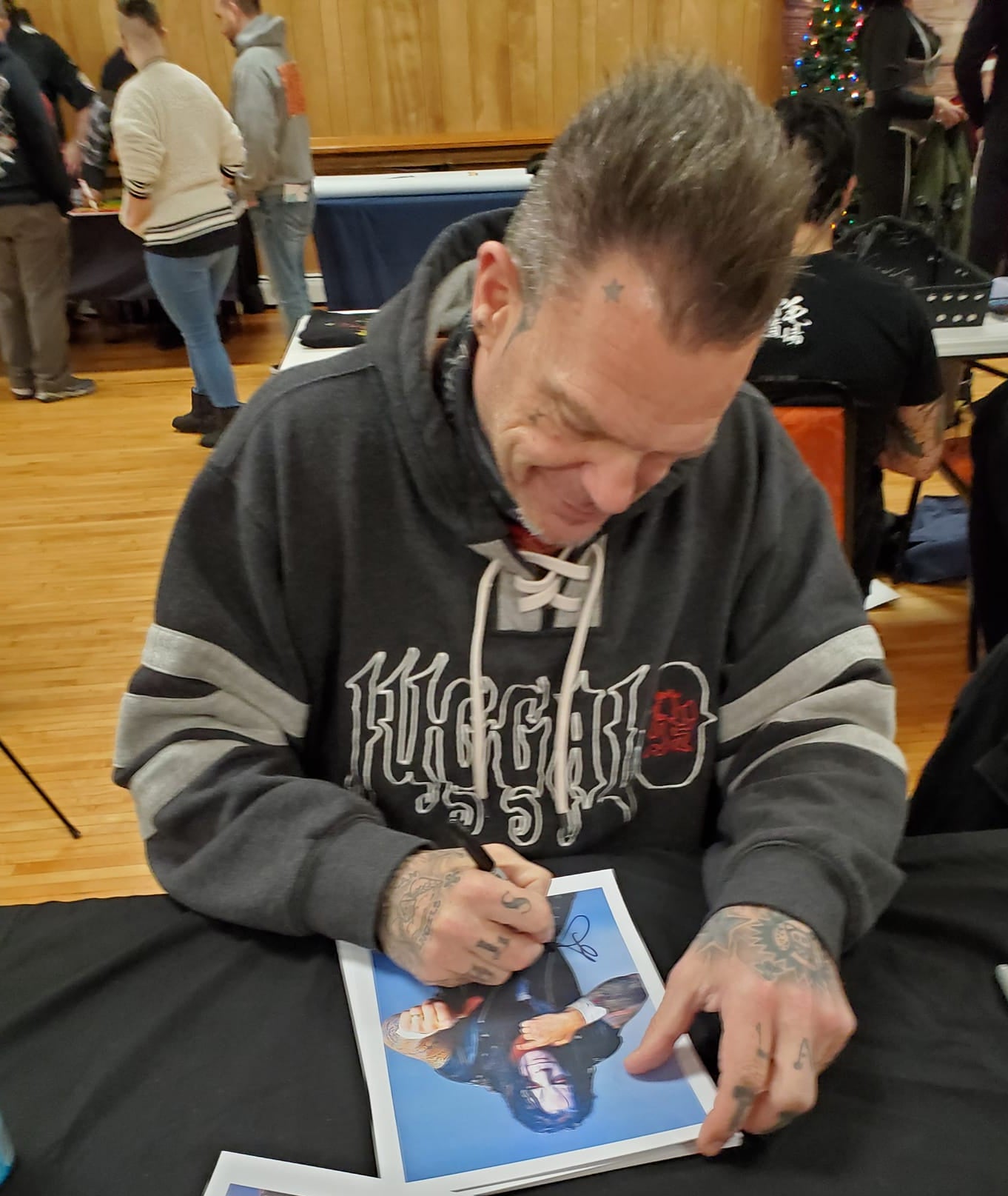 M3149 Vampiro Autographed Wrestling Photo w/COA