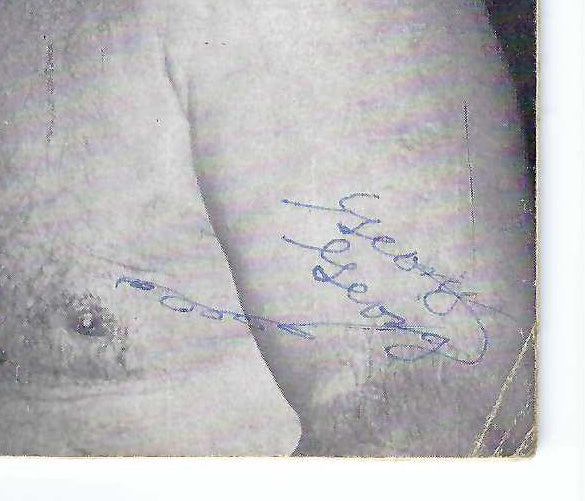 GG1 Gorgeous George ( Deceased ) Autographed Vintage Wrestling Magazine w/COA