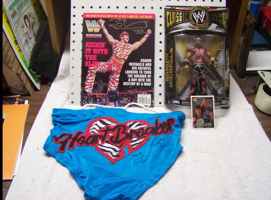 The Heartbreak Kid Shawn Michaels Autograph Collection w/COA