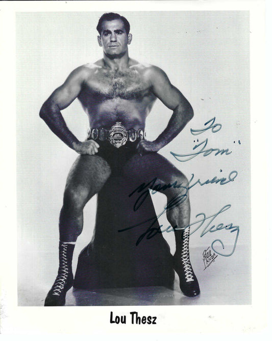 LT1 Lou Thesz Autographed 8x10 Wrestling Photo w/COA
