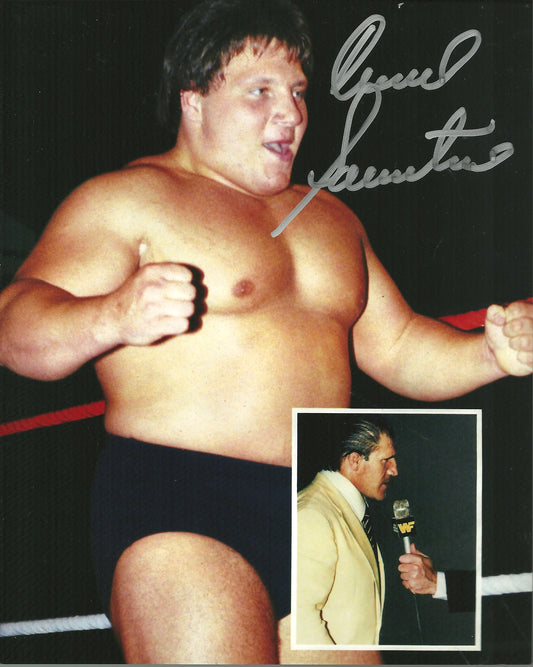 M107 David Sammartino Autographed Wrestling Photo w/COA