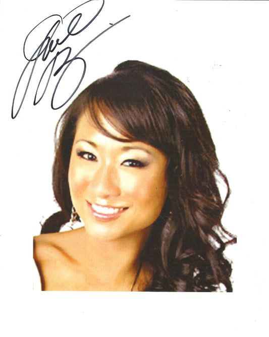 M175 Gail Kim Autographed Wrestling Photo w/COA