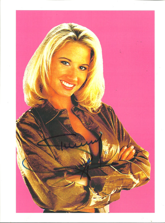 M201 Sunny Autographed Wrestling Photo w/COA