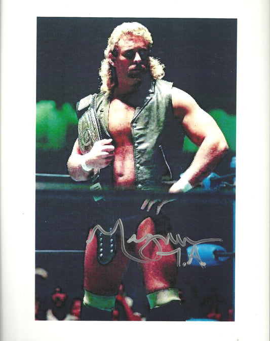 M217 The Boss Magnum TA Autographed Wrestling Photo w/COA