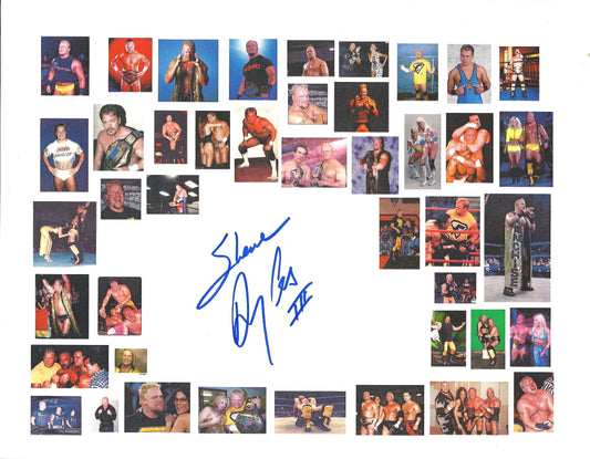 M219 Shane Douglas Autographed Wrestling Photo w/COA