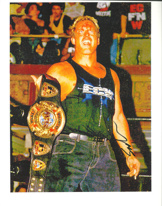 M229 Sandman Autographed Wrestling Photo w/COA